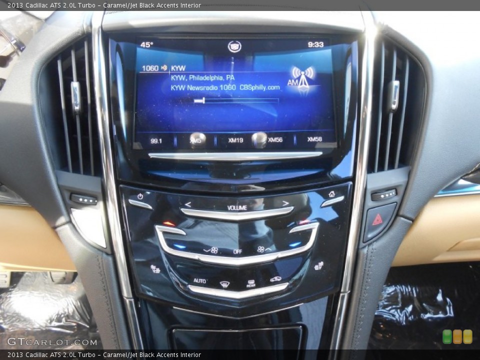 Caramel/Jet Black Accents Interior Controls for the 2013 Cadillac ATS 2.0L Turbo #75745524