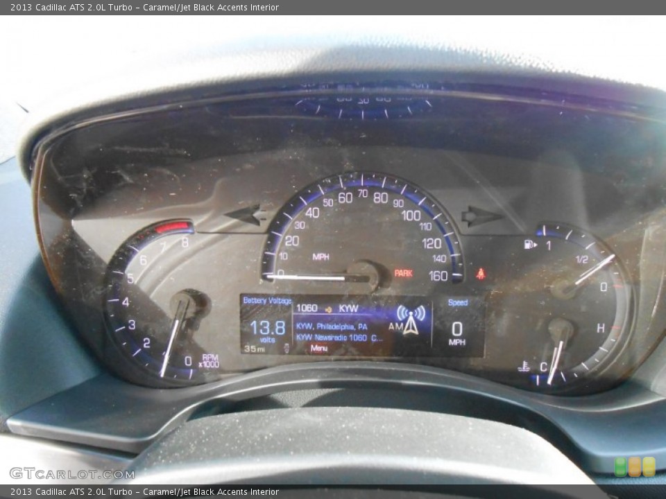 Caramel/Jet Black Accents Interior Gauges for the 2013 Cadillac ATS 2.0L Turbo #75745590