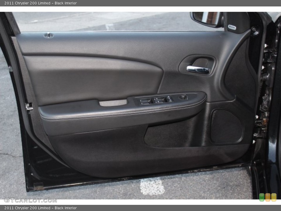 Black Interior Door Panel for the 2011 Chrysler 200 Limited #75746390