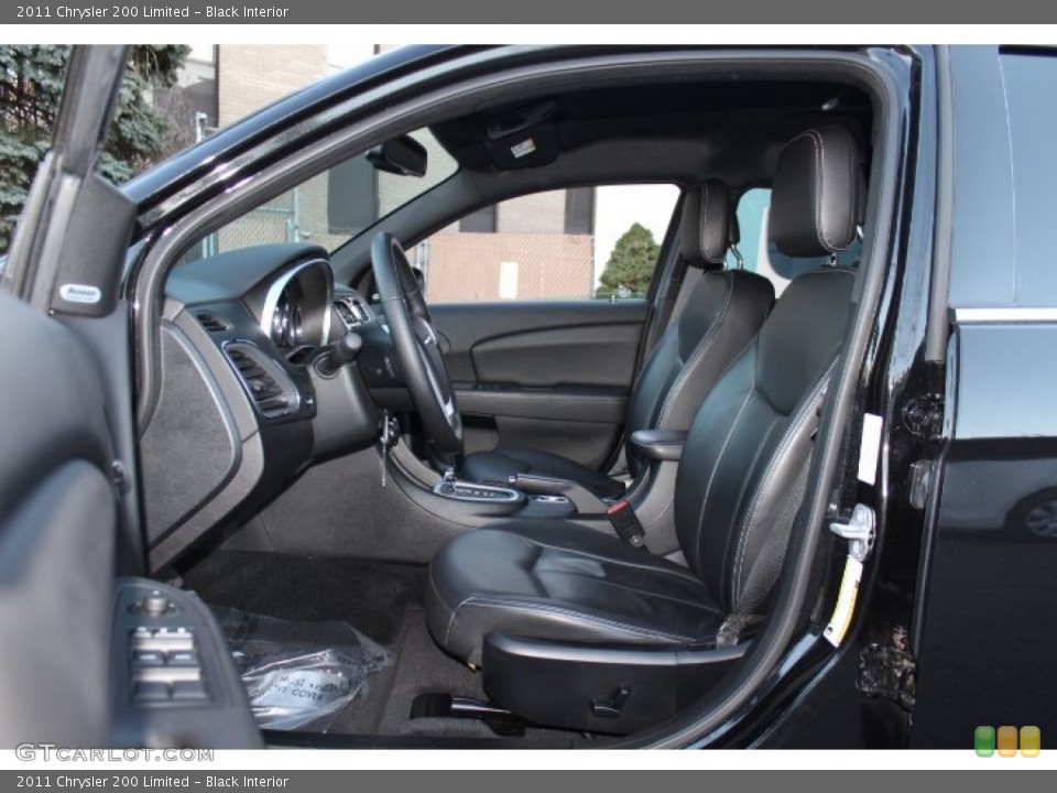 Black Interior Front Seat for the 2011 Chrysler 200 Limited #75746423