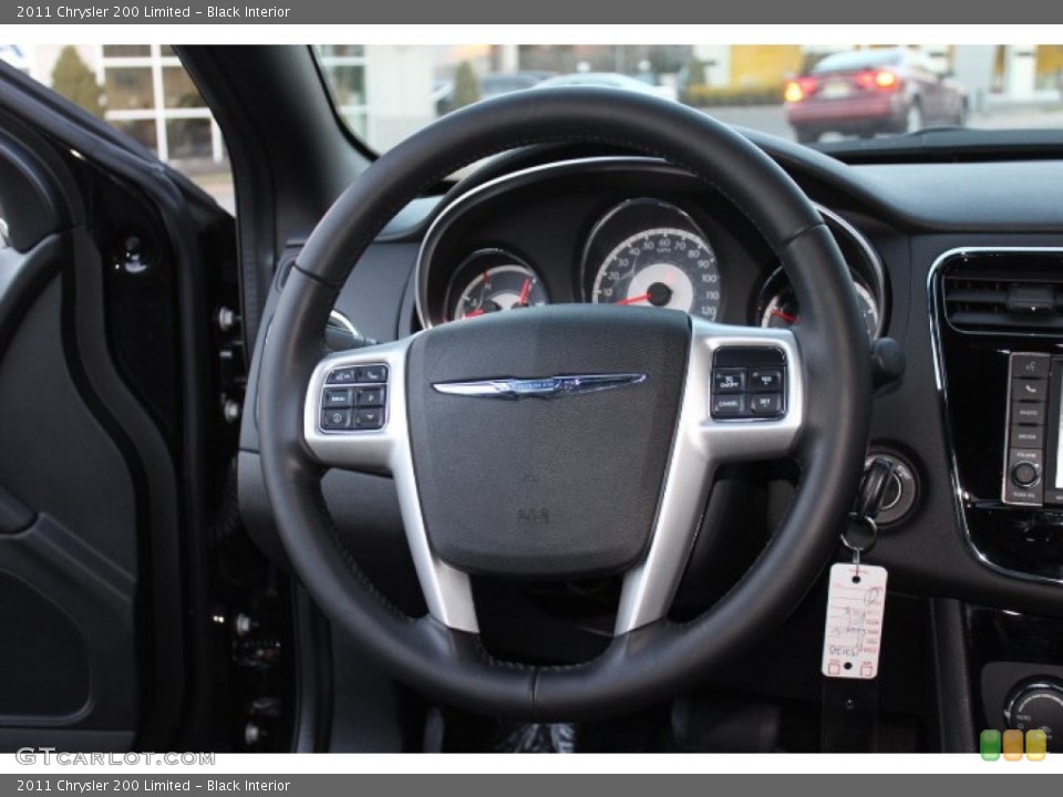 Black Interior Steering Wheel for the 2011 Chrysler 200 Limited #75746523
