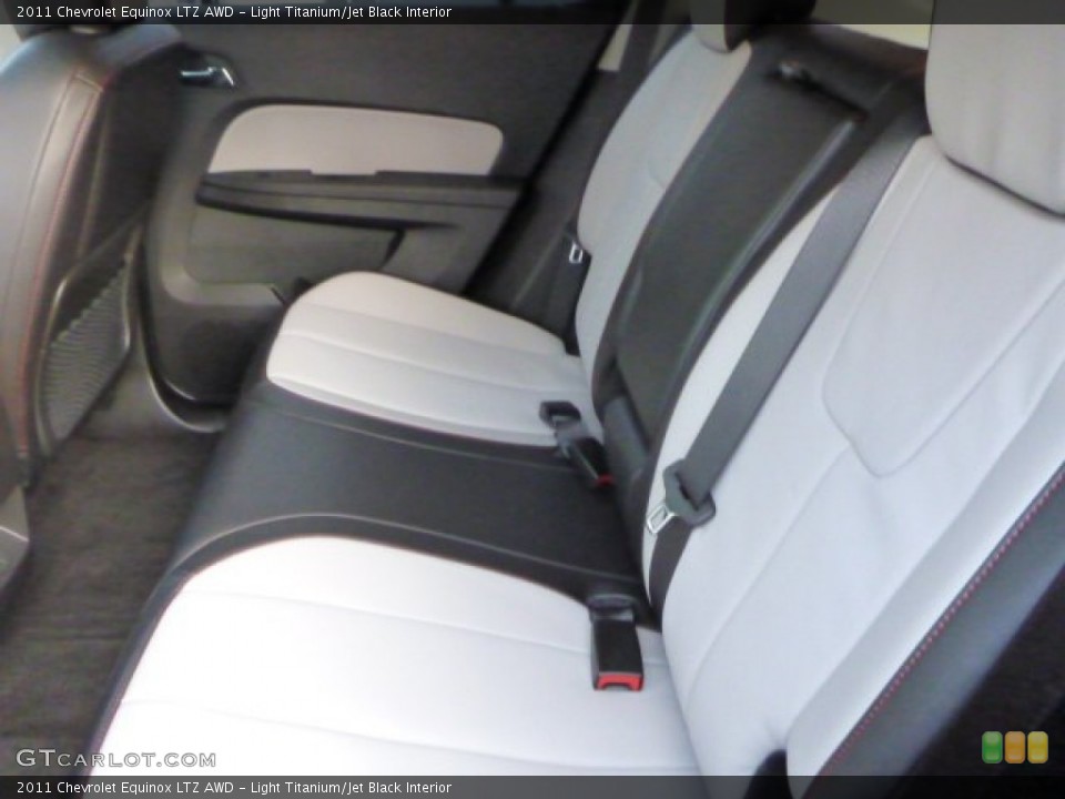 Light Titanium/Jet Black Interior Rear Seat for the 2011 Chevrolet Equinox LTZ AWD #75748250