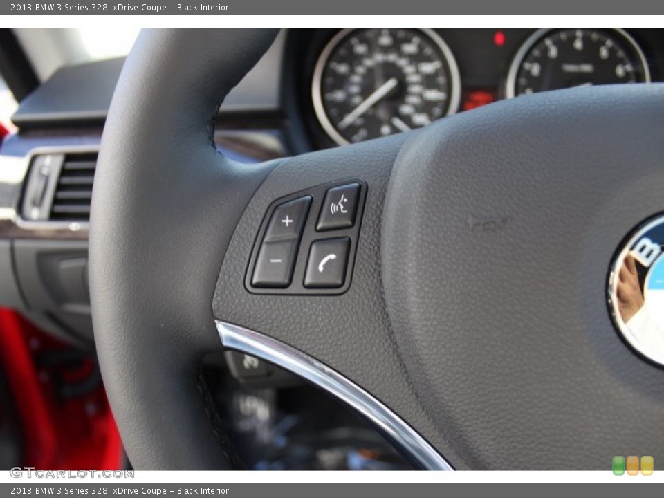 Black Interior Controls for the 2013 BMW 3 Series 328i xDrive Coupe #75748484