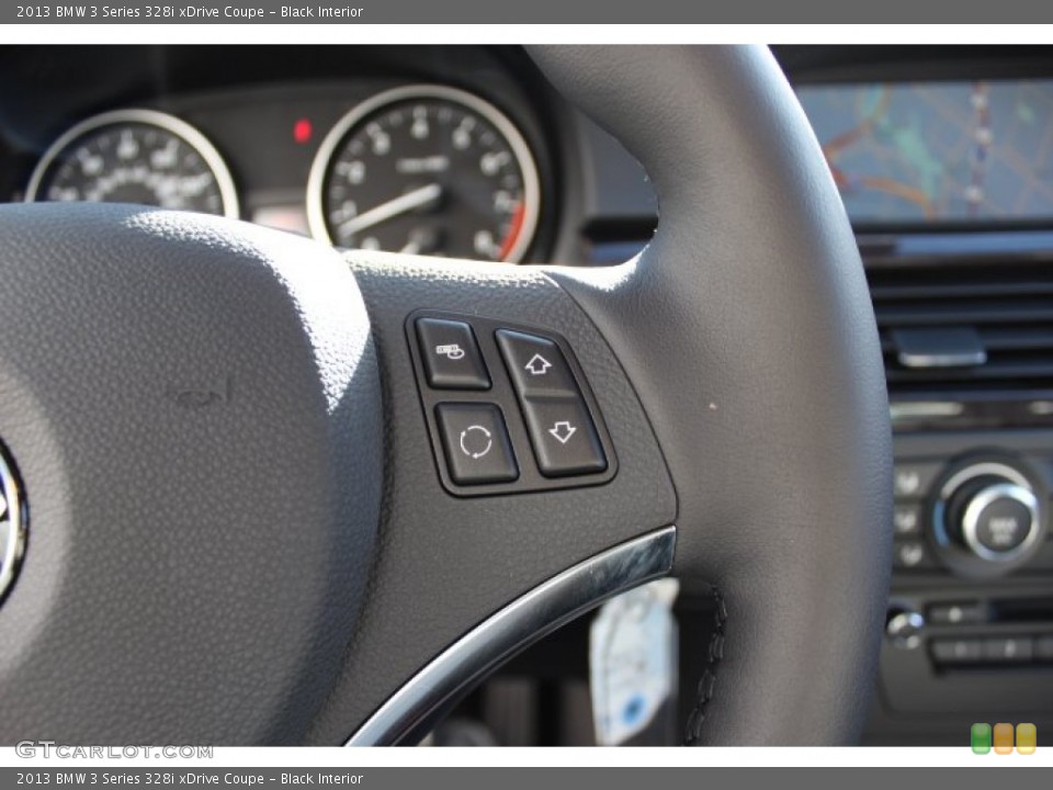 Black Interior Controls for the 2013 BMW 3 Series 328i xDrive Coupe #75748496
