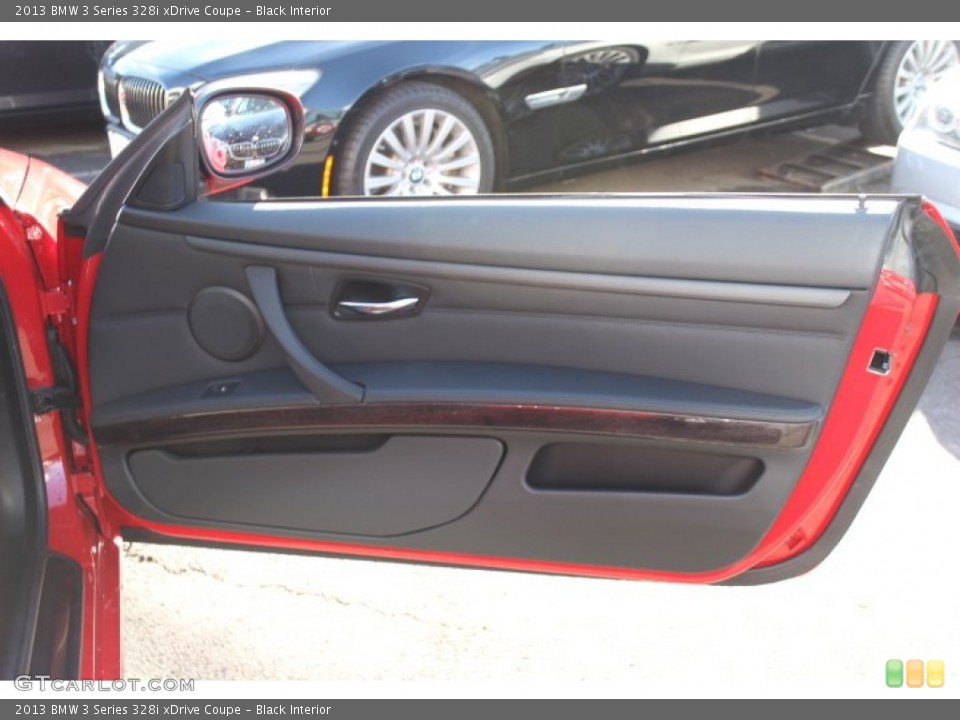 Black Interior Door Panel for the 2013 BMW 3 Series 328i xDrive Coupe #75748568