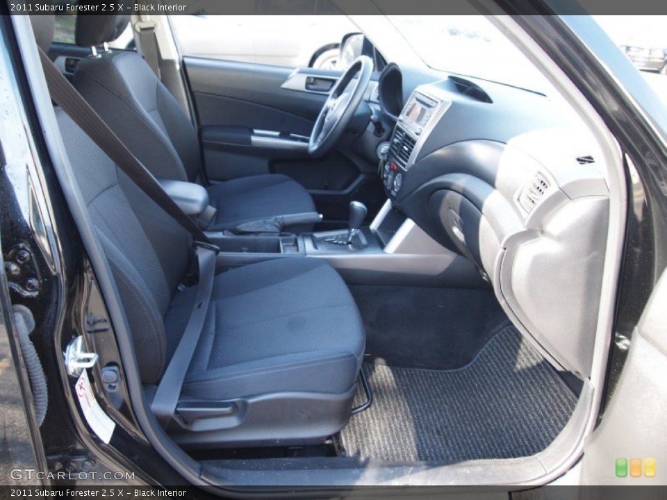Black Interior Photo for the 2011 Subaru Forester 2.5 X #75748850