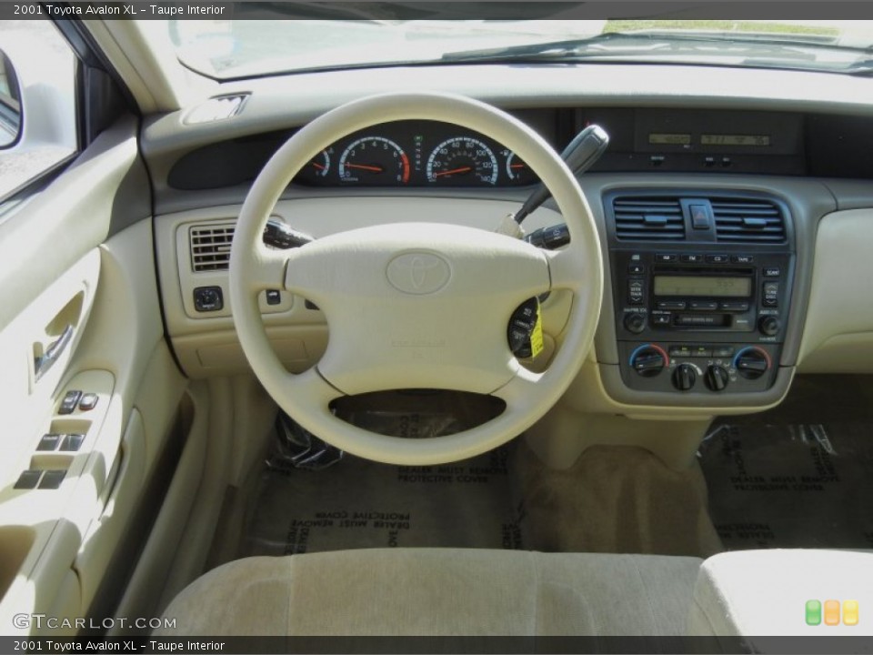 Taupe Interior Steering Wheel for the 2001 Toyota Avalon XL #75749228