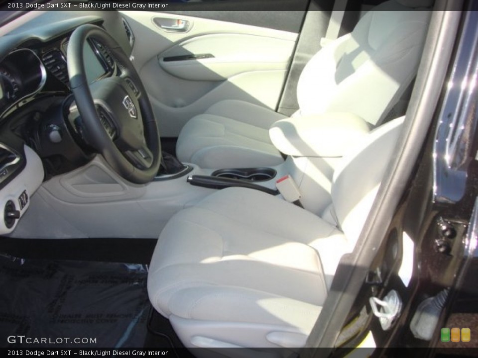 Black/Light Diesel Gray Interior Front Seat for the 2013 Dodge Dart SXT #75749285