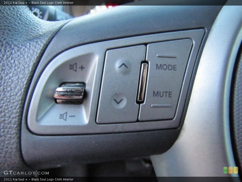 Black Soul Logo Cloth Interior Controls for the 2011 Kia Soul + #75750288