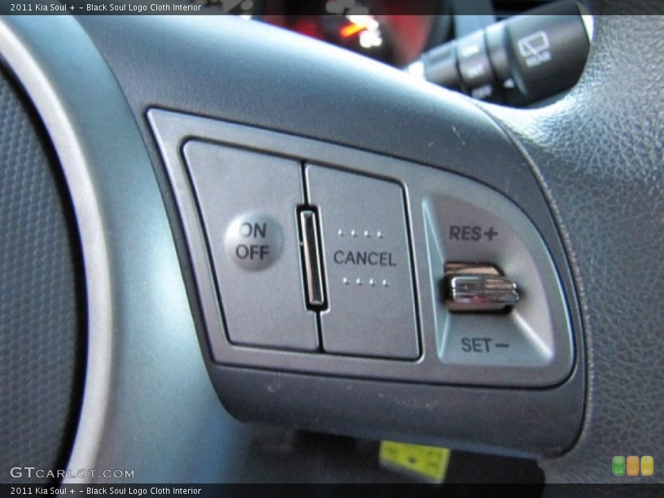 Black Soul Logo Cloth Interior Controls for the 2011 Kia Soul + #75750308