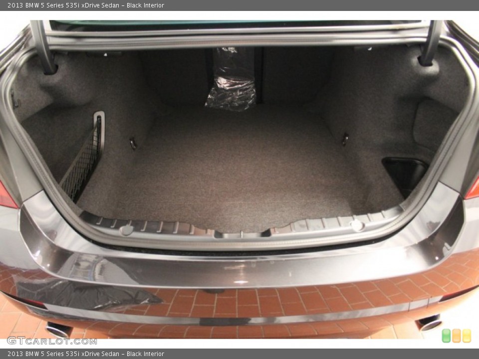 Black Interior Trunk for the 2013 BMW 5 Series 535i xDrive Sedan #75750497