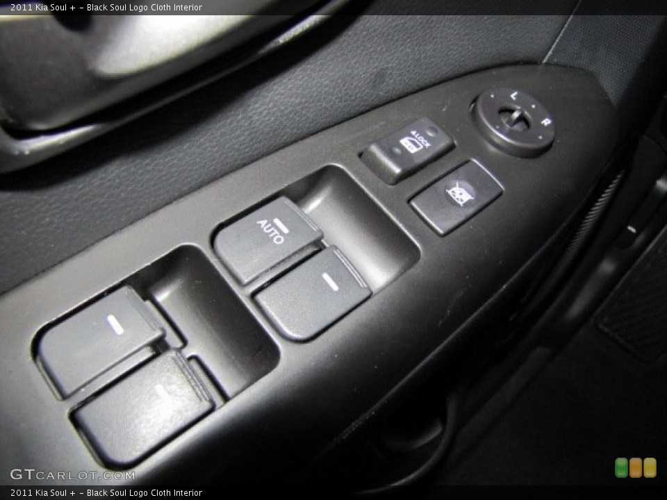 Black Soul Logo Cloth Interior Controls for the 2011 Kia Soul + #75750617