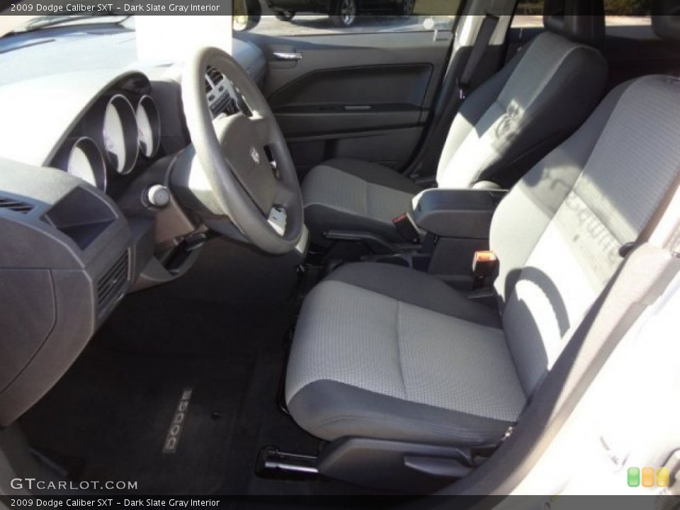 Dark Slate Gray Interior Front Seat for the 2009 Dodge Caliber SXT #75751022