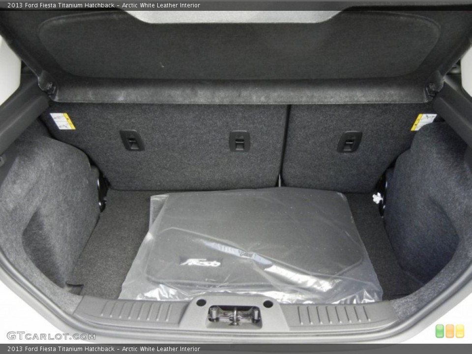 Arctic White Leather Interior Trunk for the 2013 Ford Fiesta Titanium Hatchback #75752774