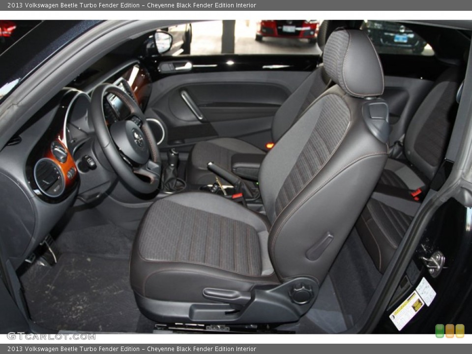 Cheyenne Black Fender Edition Interior Front Seat for the 2013 Volkswagen Beetle Turbo Fender Edition #75752789