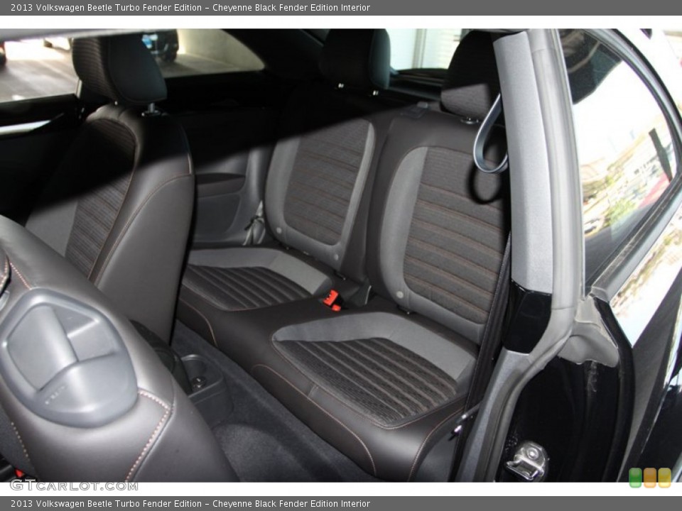 Cheyenne Black Fender Edition Interior Rear Seat for the 2013 Volkswagen Beetle Turbo Fender Edition #75752807