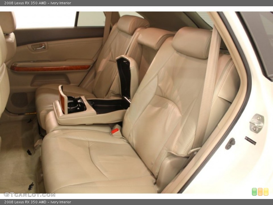 Ivory Interior Rear Seat for the 2008 Lexus RX 350 AWD #75752895