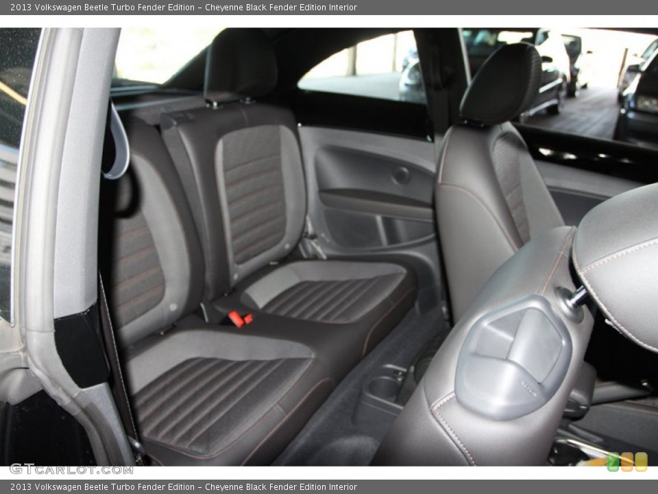 Cheyenne Black Fender Edition Interior Rear Seat for the 2013 Volkswagen Beetle Turbo Fender Edition #75753058