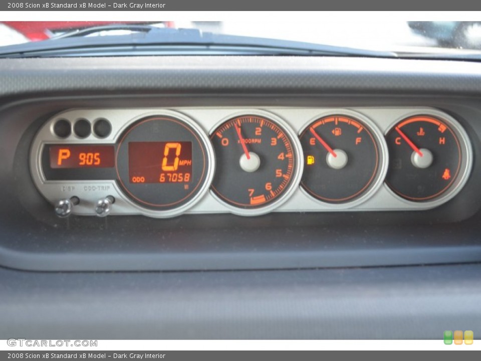 Dark Gray Interior Gauges for the 2008 Scion xB  #75753284