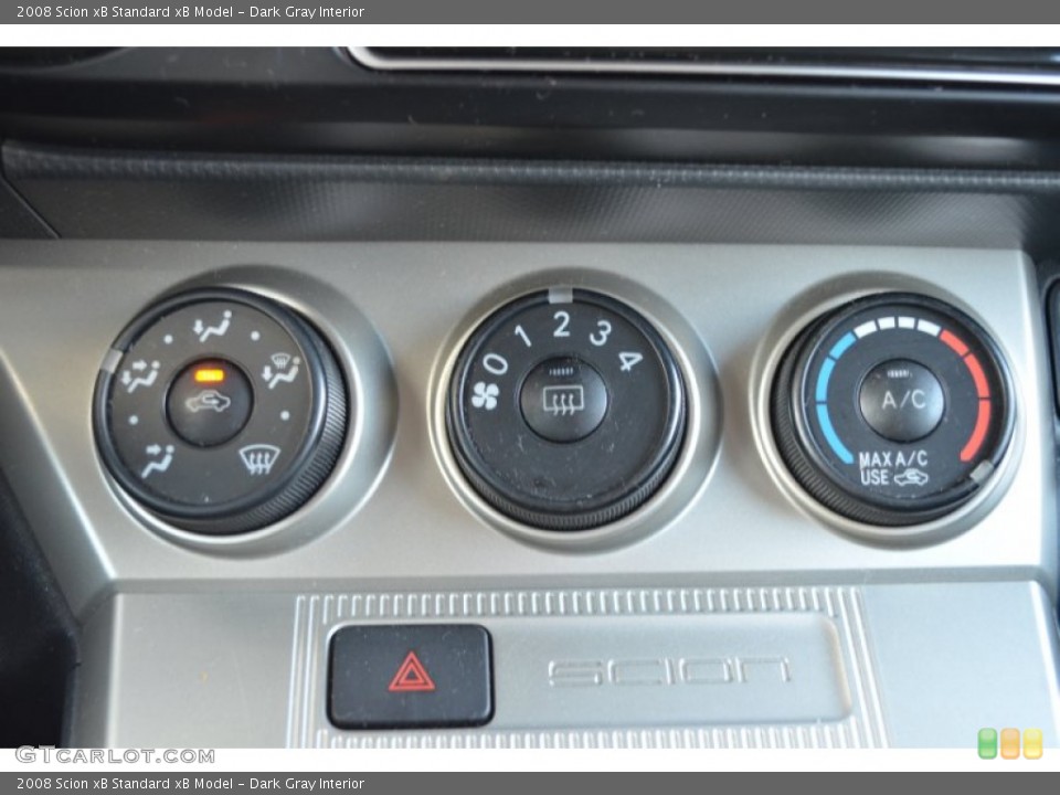 Dark Gray Interior Controls for the 2008 Scion xB  #75753323
