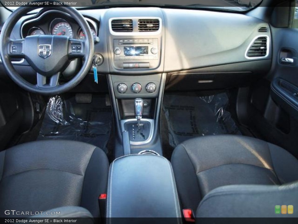 Black Interior Dashboard for the 2012 Dodge Avenger SE #75753995