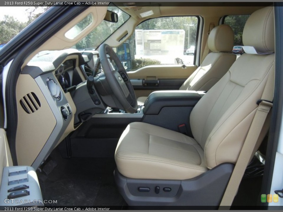 Adobe Interior Photo for the 2013 Ford F250 Super Duty Lariat Crew Cab #75755081