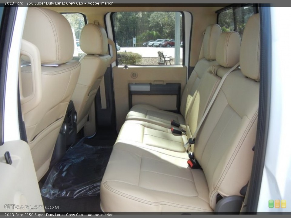 Adobe Interior Rear Seat for the 2013 Ford F250 Super Duty Lariat Crew Cab #75755101
