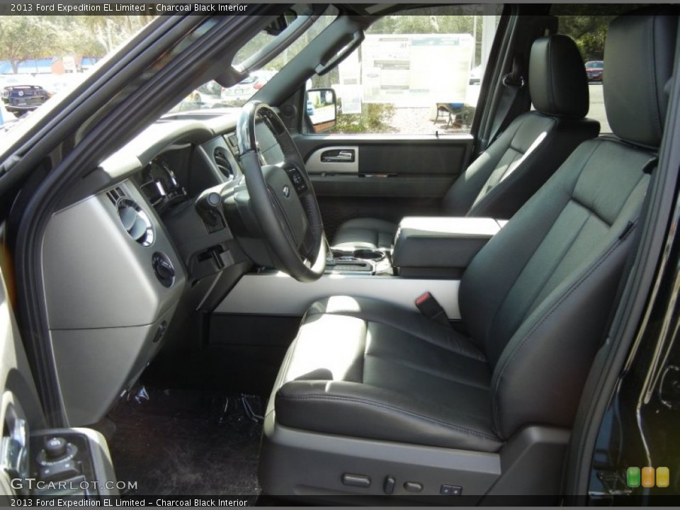Charcoal Black Interior Photo for the 2013 Ford Expedition EL Limited #75755338