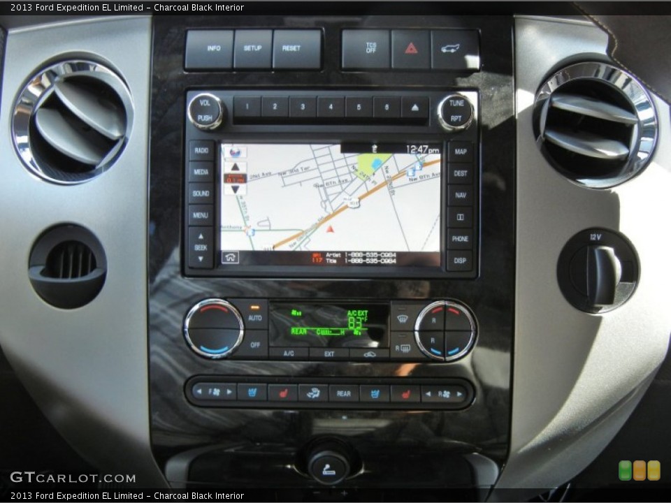 Charcoal Black Interior Controls for the 2013 Ford Expedition EL Limited #75755465