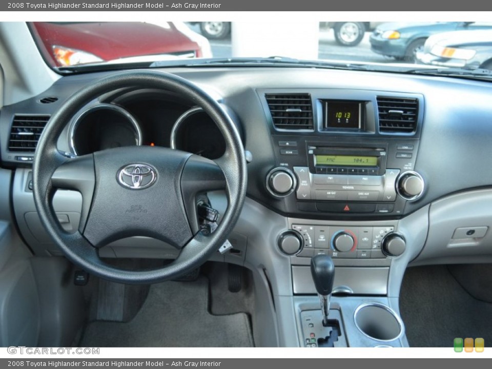 Ash Gray Interior Dashboard for the 2008 Toyota Highlander  #75755543