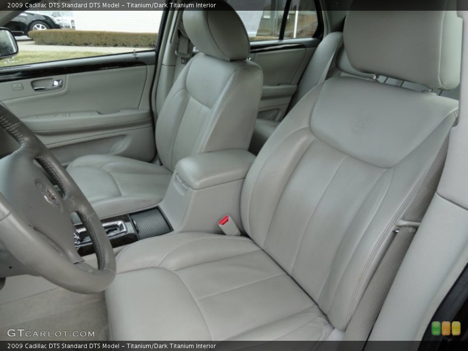 Titanium/Dark Titanium Interior Front Seat for the 2009 Cadillac DTS  #75757010