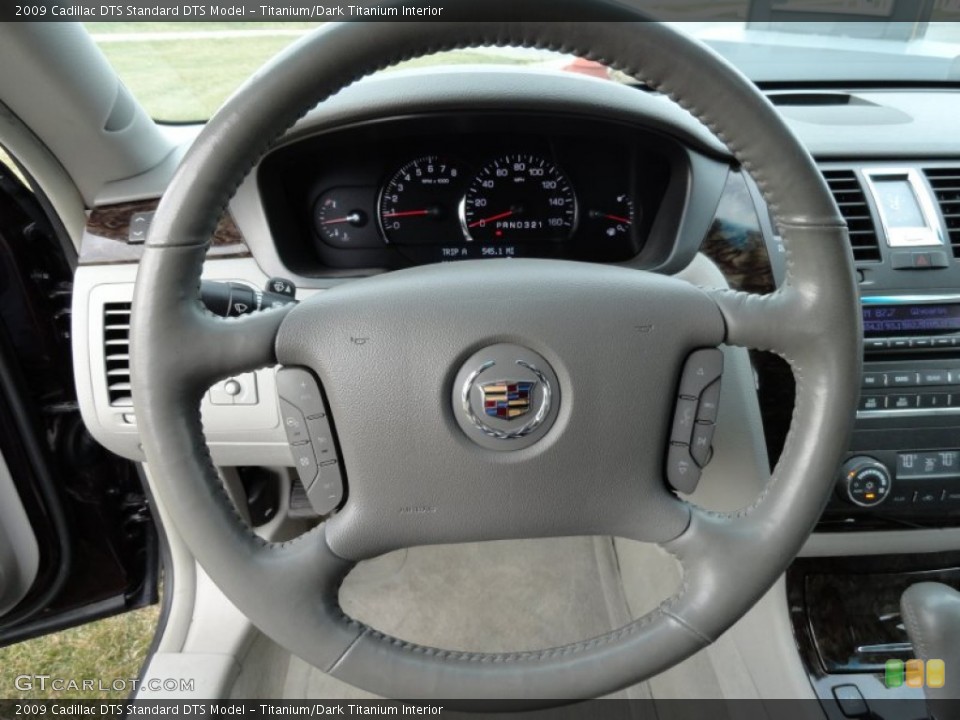 Titanium/Dark Titanium Interior Steering Wheel for the 2009 Cadillac DTS  #75757040