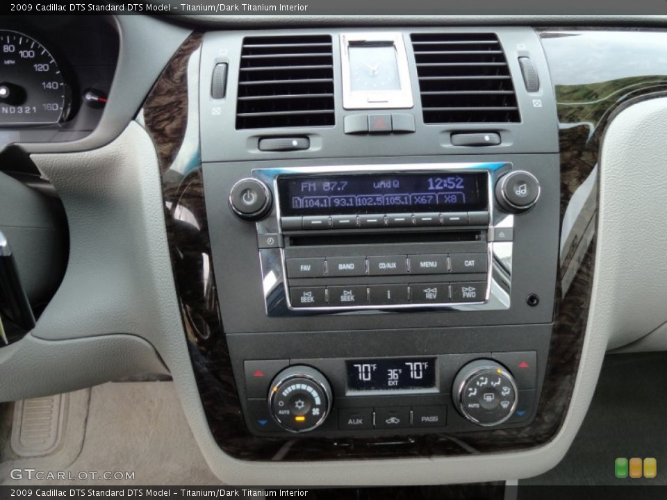 Titanium/Dark Titanium Interior Controls for the 2009 Cadillac DTS  #75757060