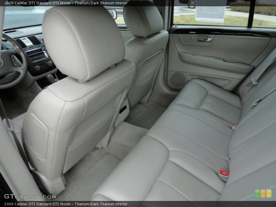 Titanium/Dark Titanium Interior Rear Seat for the 2009 Cadillac DTS  #75757139