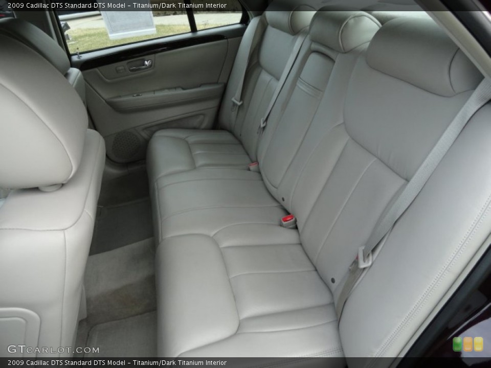 Titanium/Dark Titanium Interior Rear Seat for the 2009 Cadillac DTS  #75757151
