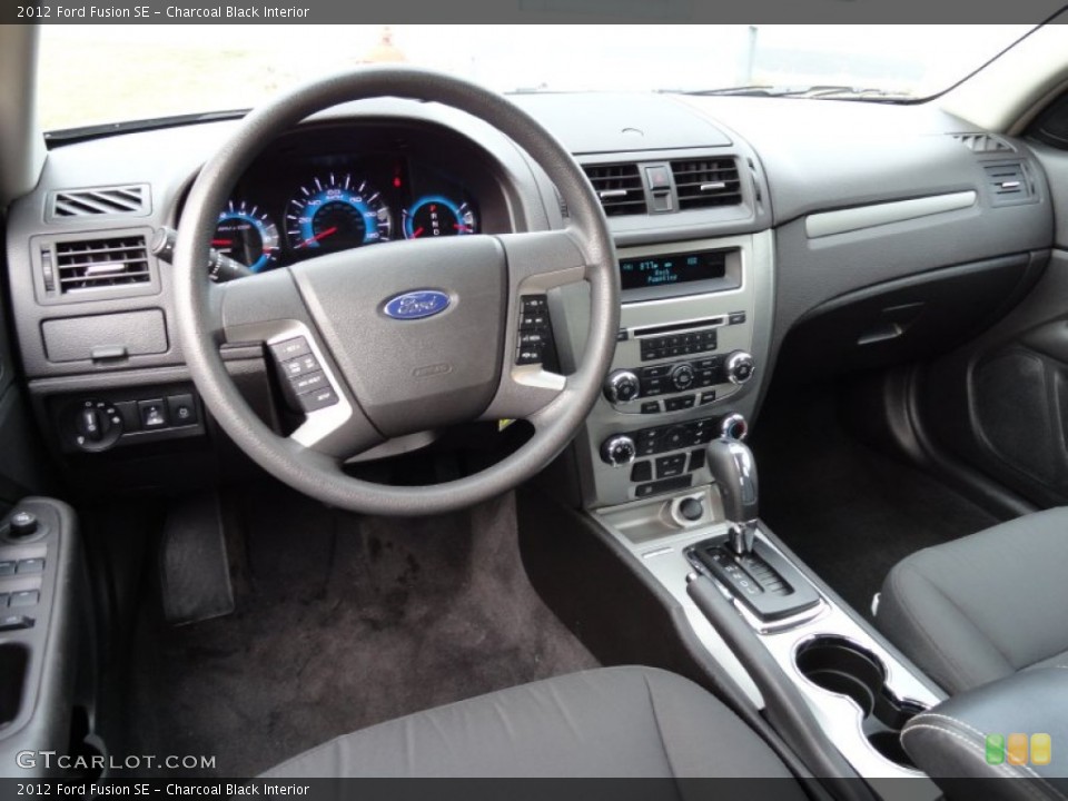 Charcoal Black Interior Prime Interior for the 2012 Ford Fusion SE #75758227