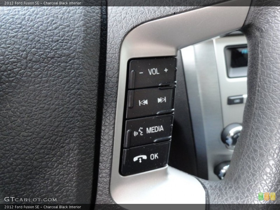 Charcoal Black Interior Controls for the 2012 Ford Fusion SE #75758267