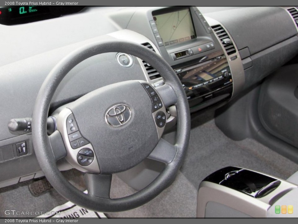 Gray Interior Dashboard for the 2008 Toyota Prius Hybrid #75758454