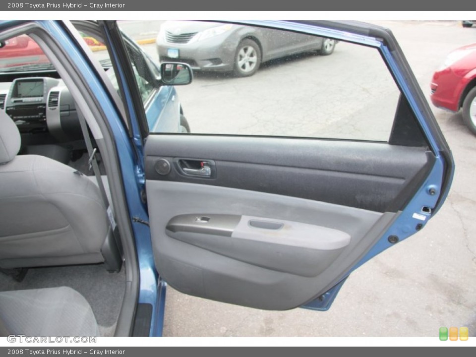 Gray Interior Door Panel for the 2008 Toyota Prius Hybrid #75758620