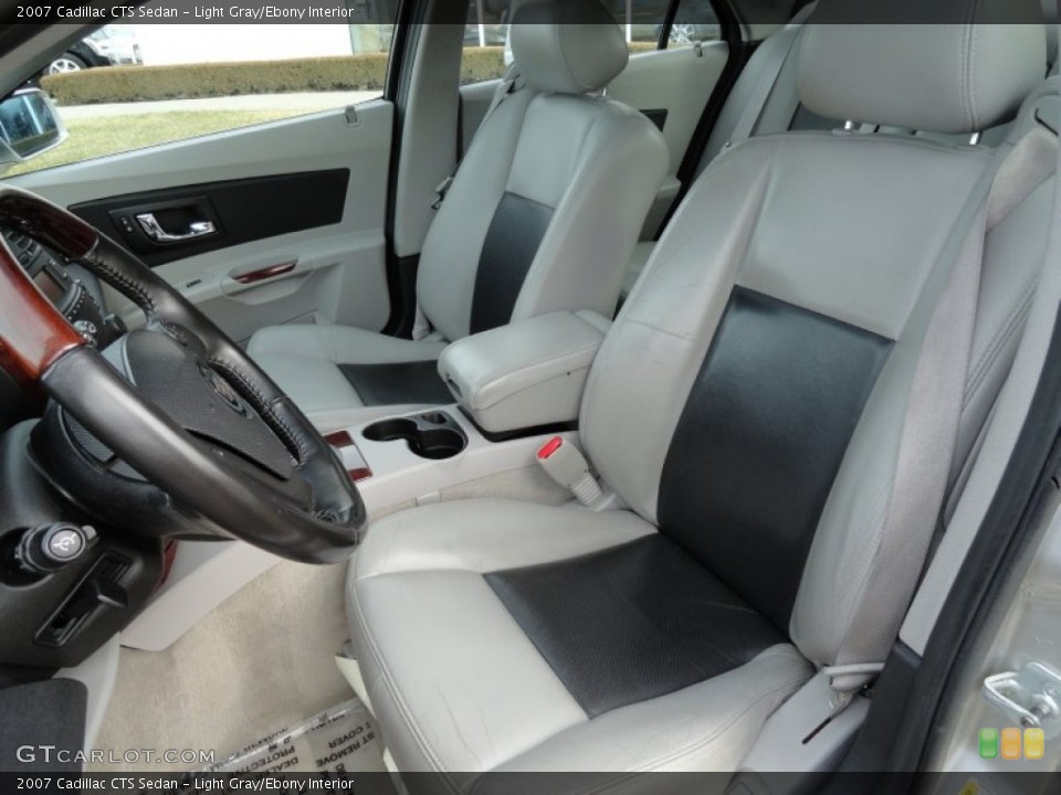 Light Gray/Ebony Interior Front Seat for the 2007 Cadillac CTS Sedan #75758630