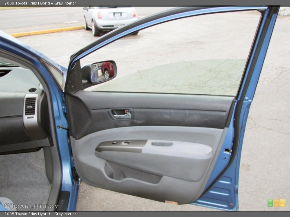 Gray Interior Door Panel for the 2008 Toyota Prius Hybrid #75758639