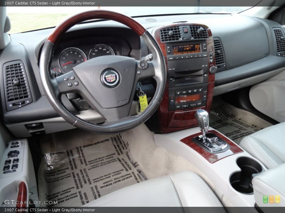 Light Gray/Ebony Interior Prime Interior for the 2007 Cadillac CTS Sedan #75758647