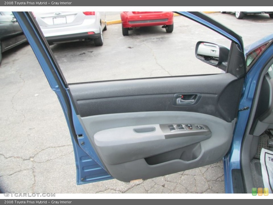 Gray Interior Door Panel for the 2008 Toyota Prius Hybrid #75758657