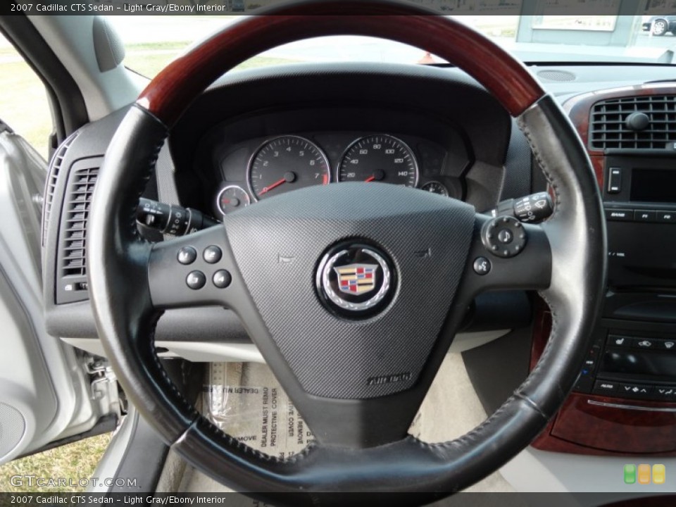 Light Gray/Ebony Interior Steering Wheel for the 2007 Cadillac CTS Sedan #75758660