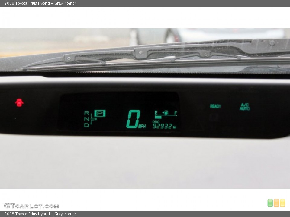 Gray Interior Gauges for the 2008 Toyota Prius Hybrid #75758702