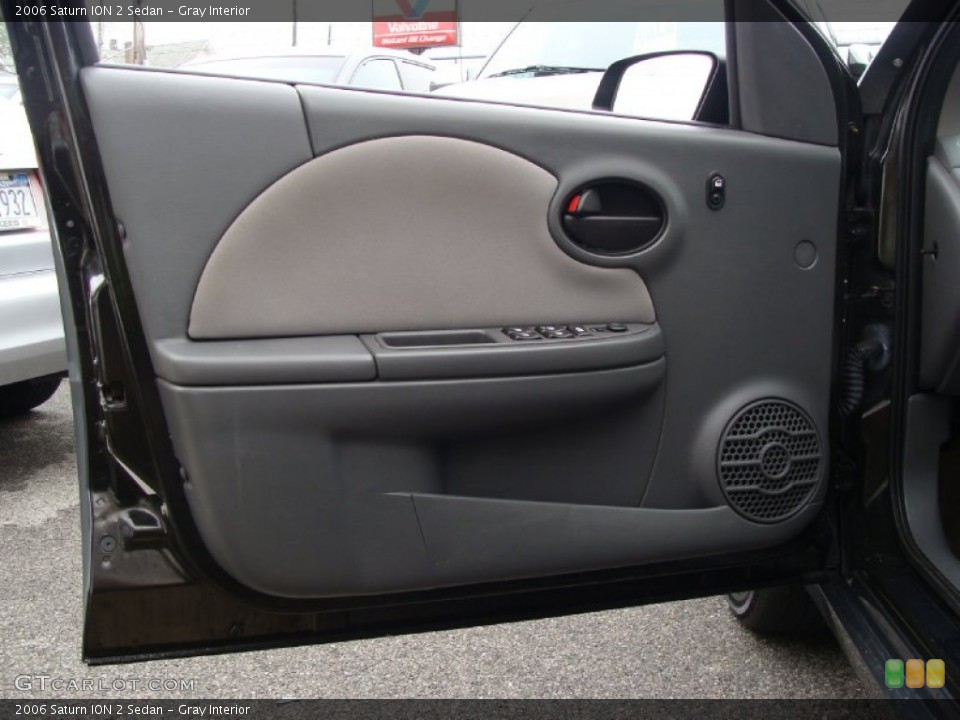 Gray Interior Door Panel for the 2006 Saturn ION 2 Sedan #75759948