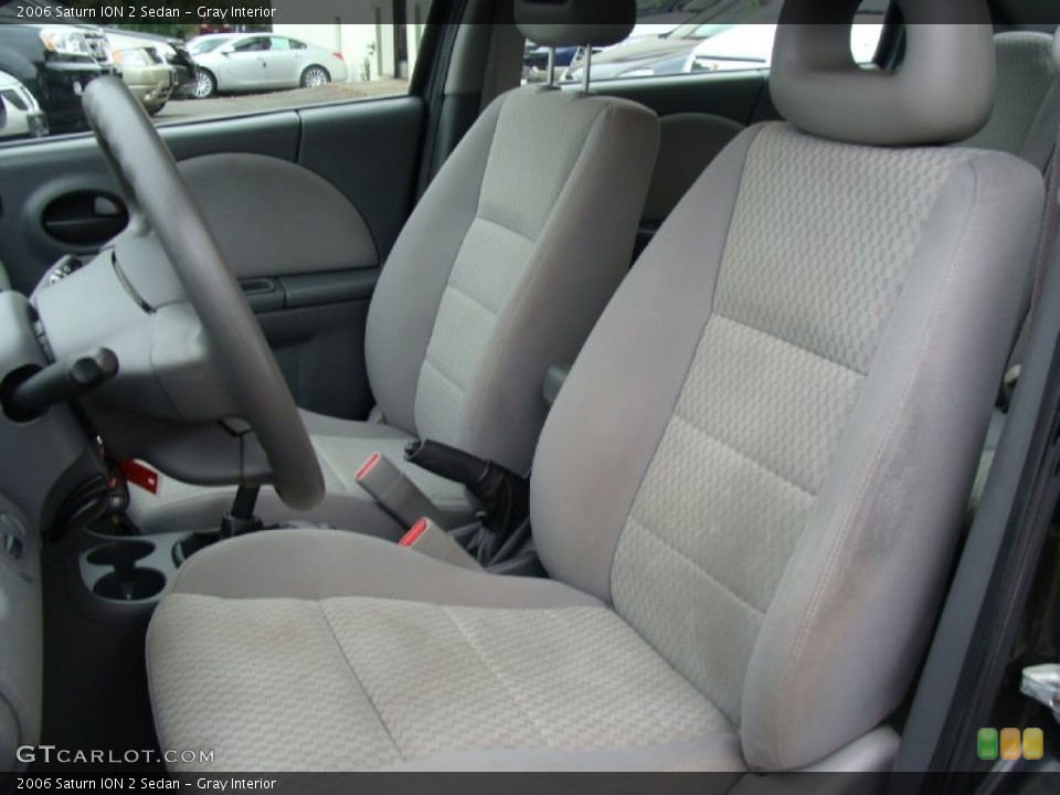 Gray Interior Front Seat for the 2006 Saturn ION 2 Sedan #75759967