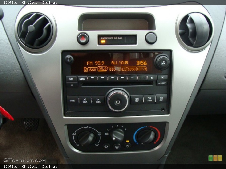 Gray Interior Controls for the 2006 Saturn ION 2 Sedan #75760009