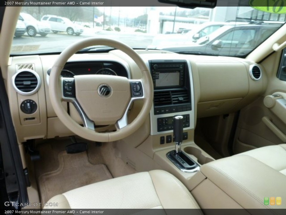 Camel Interior Prime Interior for the 2007 Mercury Mountaineer Premier AWD #75760655