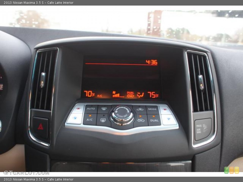 Cafe Latte Interior Controls for the 2013 Nissan Maxima 3.5 S #75761138
